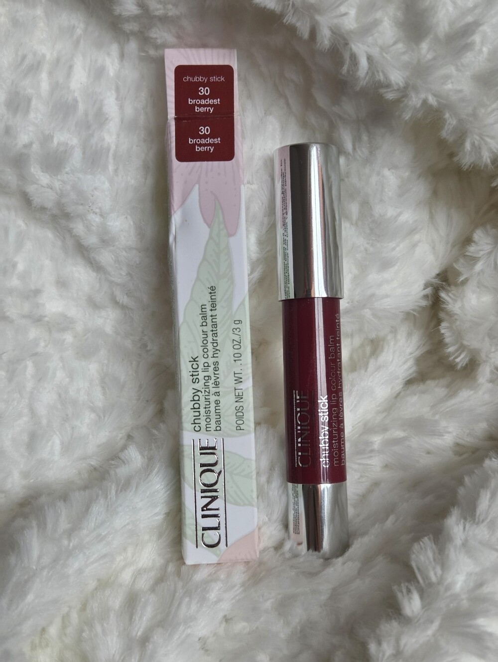 Clinique Chubby Stick Moisturizing Lip Colour Balm — Broadest Berry-